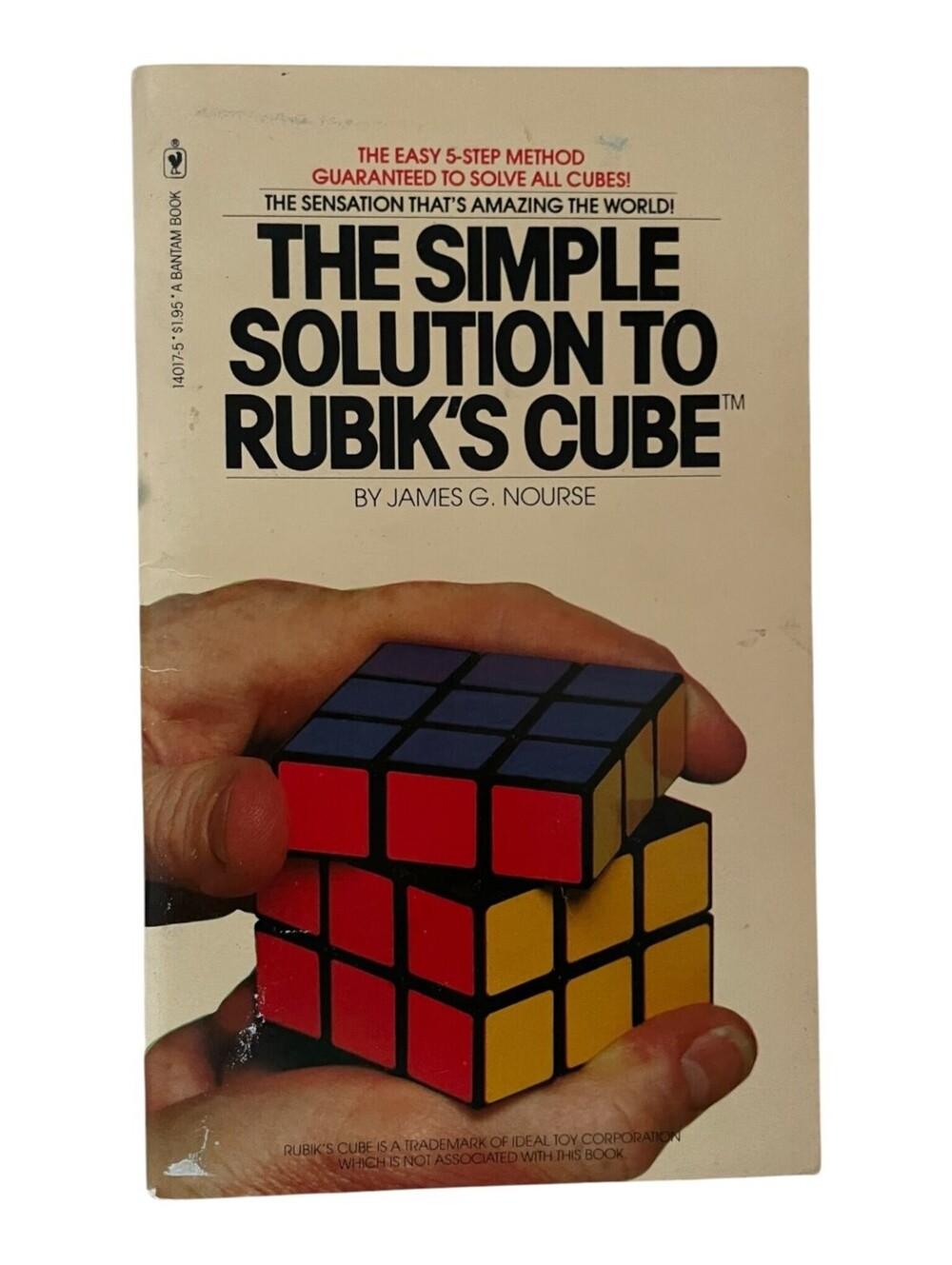 The Simple Solution to Rubik's Cube by James G. Nourse 1981 Bantam Paperback